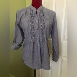 Christopher & Banks Petite Shirt PXL